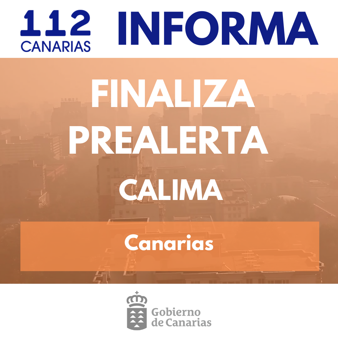 Finalización prealerta calima