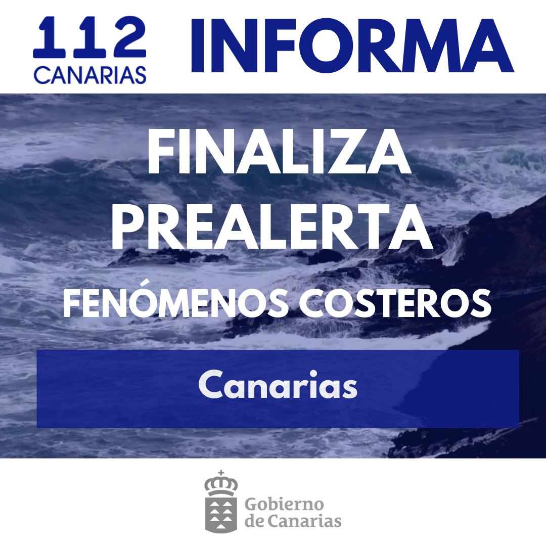 Finaliza prealerta fenómenos costeros