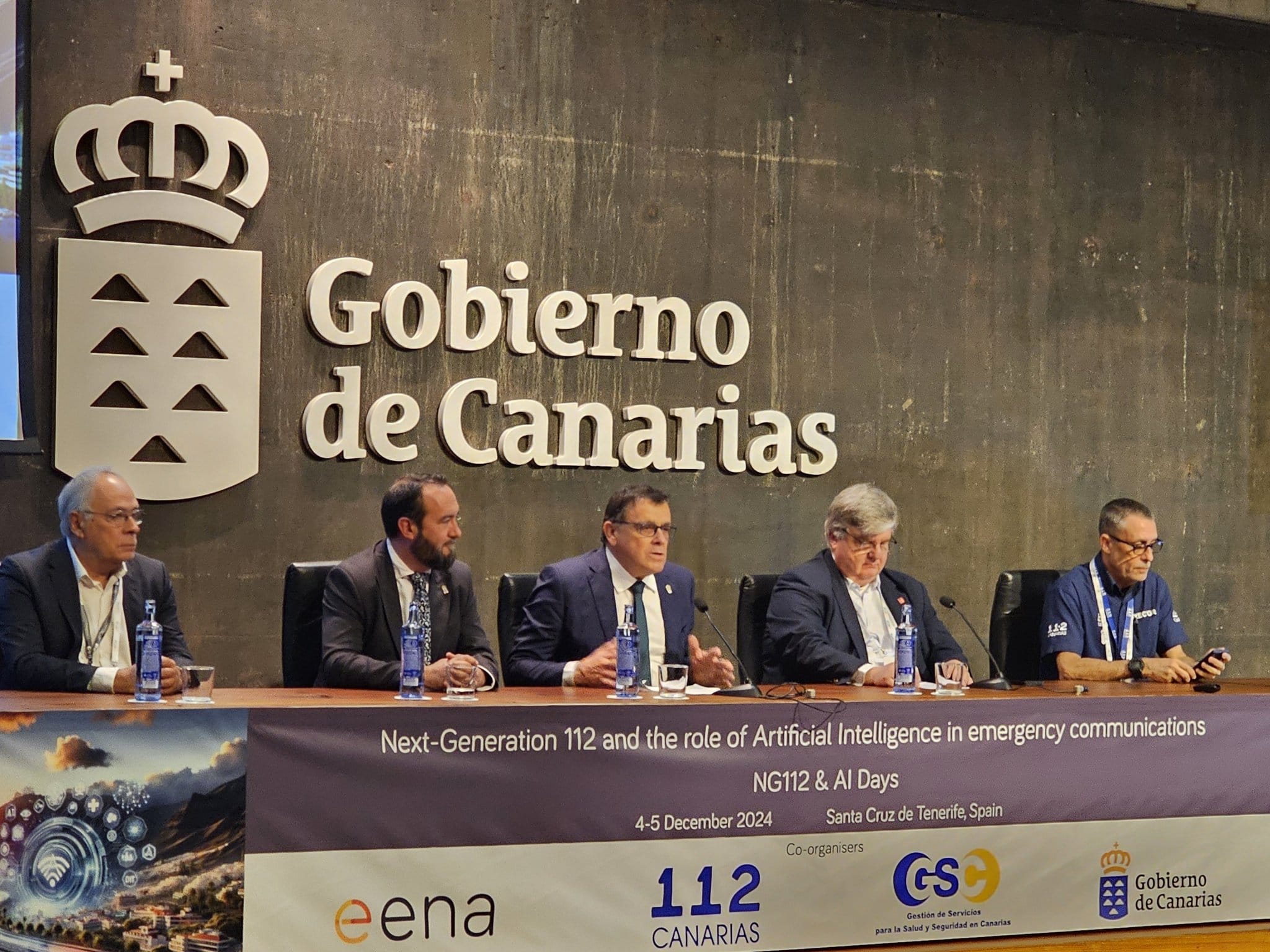 Inauguración del foro internacional de representantes del 112 en Europa